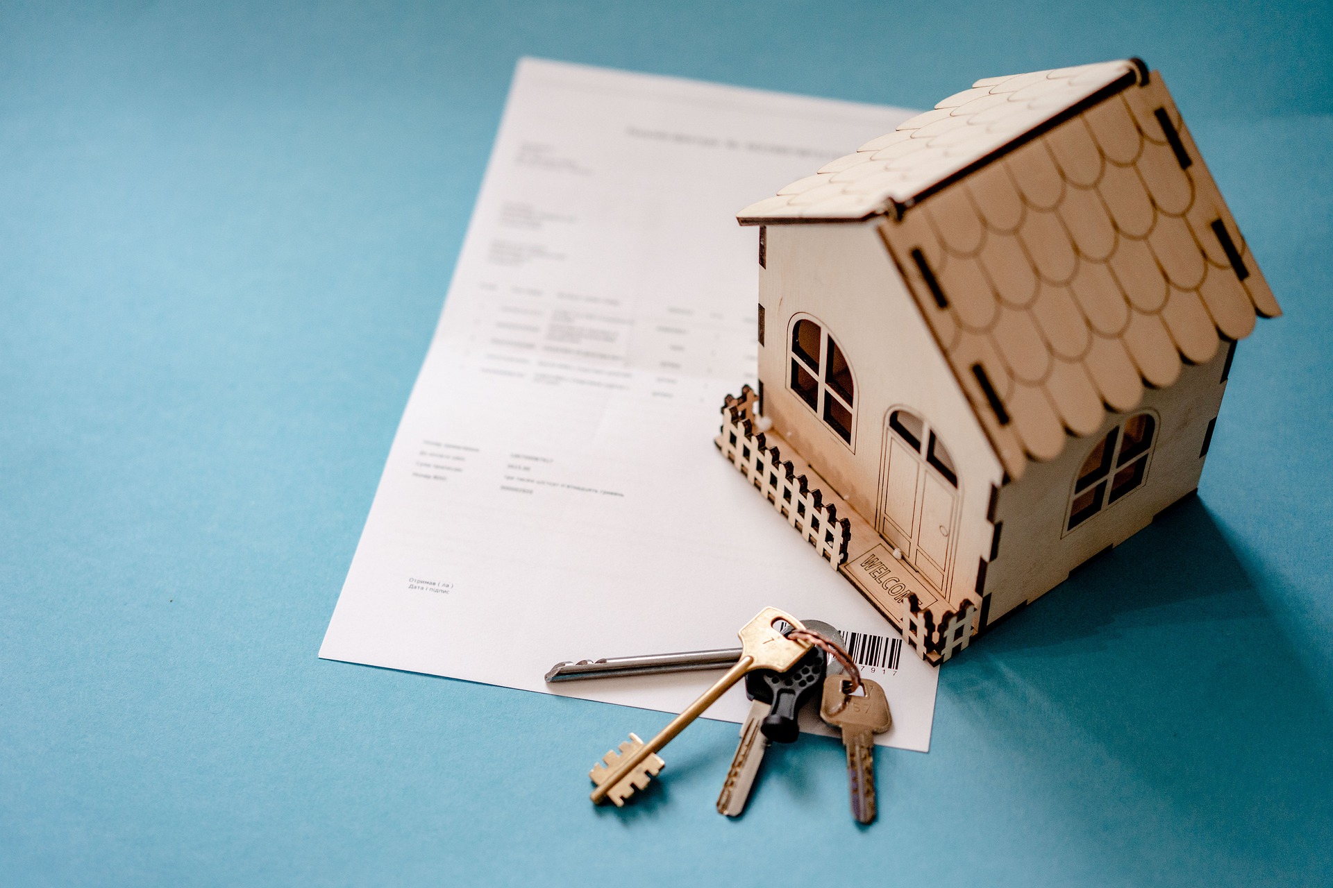 a house and a key